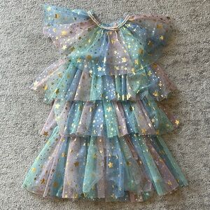 Lola & The Boys Pastel Stars Dress